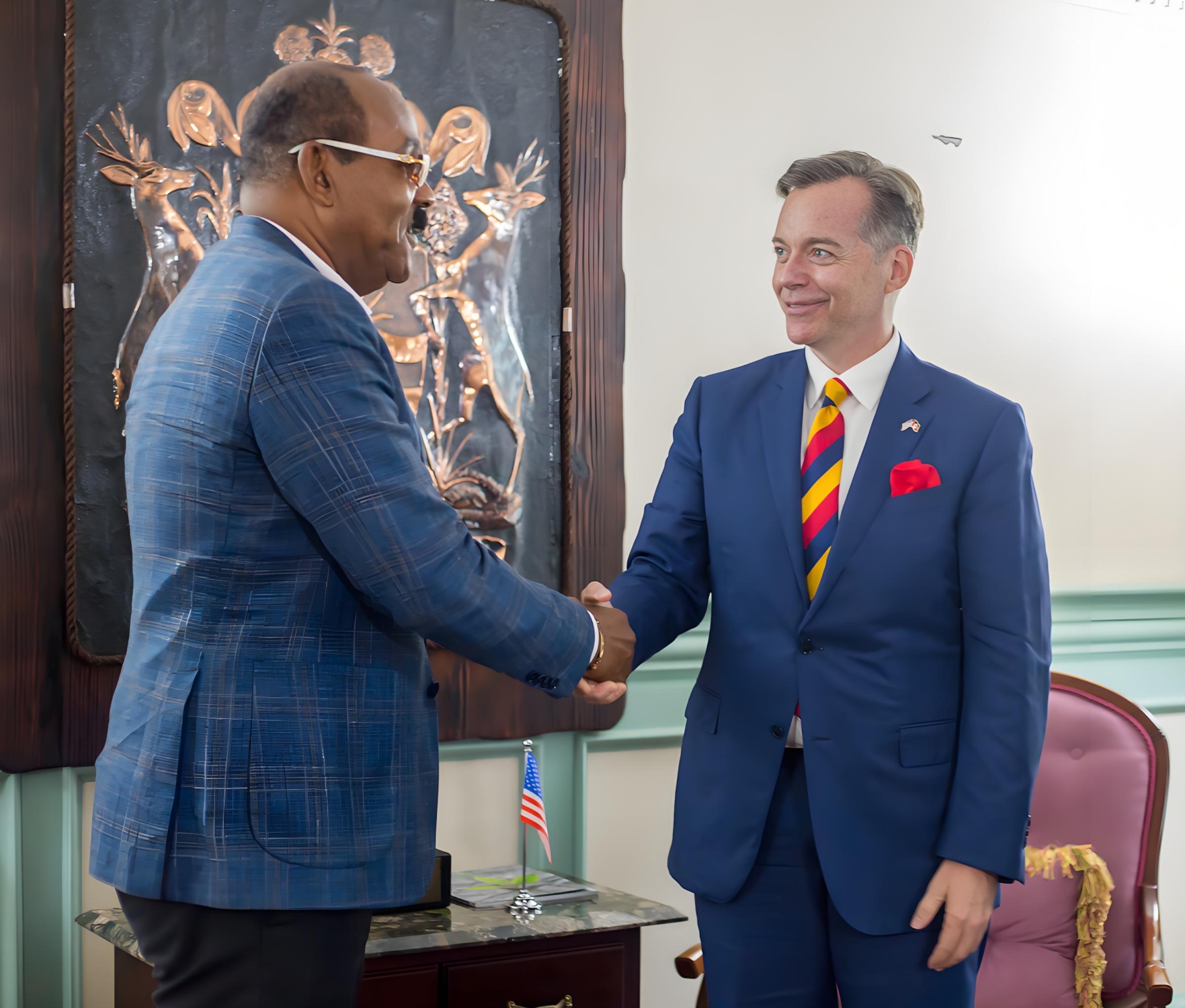 PM Browne welcomes new US Ambassador